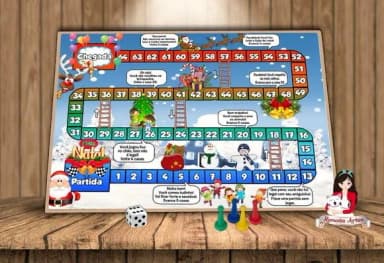 Tabuleiro Educativo Personalizado Natal