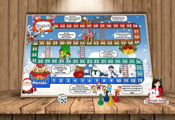 Tabuleiro Educativo Personalizado Natal