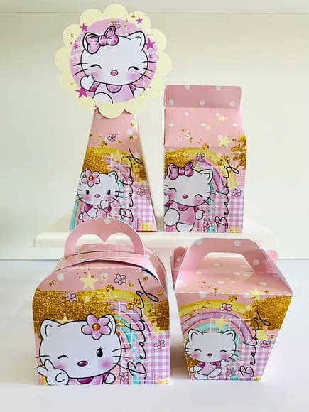 Kit 30 Lembrancinhas Hello Kitty