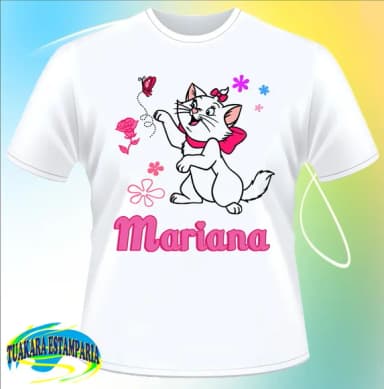 Camiseta Gatinha Marie