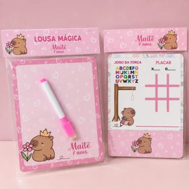 Lousa Magica Personalizada lembrancinhas da Capivara