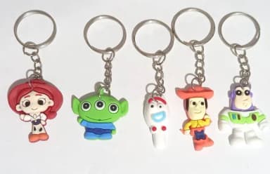 Chaveiro Toy Story Emborrachado - 5 Unidades