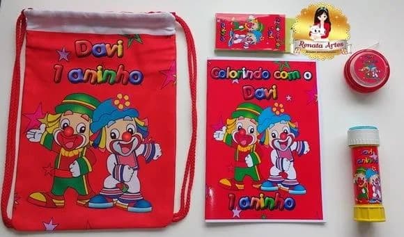 Kit Alegria na Mochila Patati Patatá