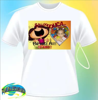 Camiseta Pai - com foto