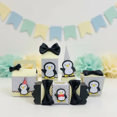 Kit 60 Lembrancinha Pinguim