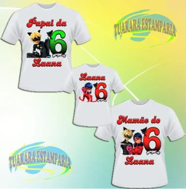 Kit Família 3 Camisetas