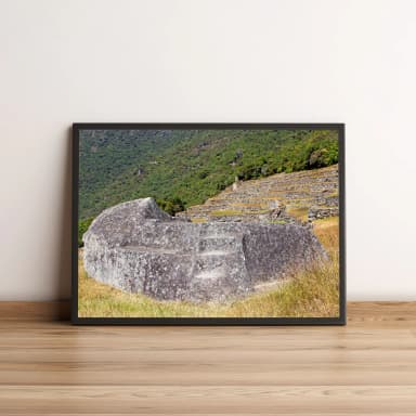 Quadro Rocha Esculpida em Paisagem Andina 1715