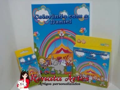 Kit Passatempo Personalizado Circo