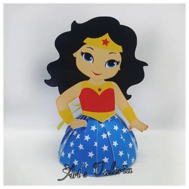 Mulher Maravilha 2D - Porta Bombom