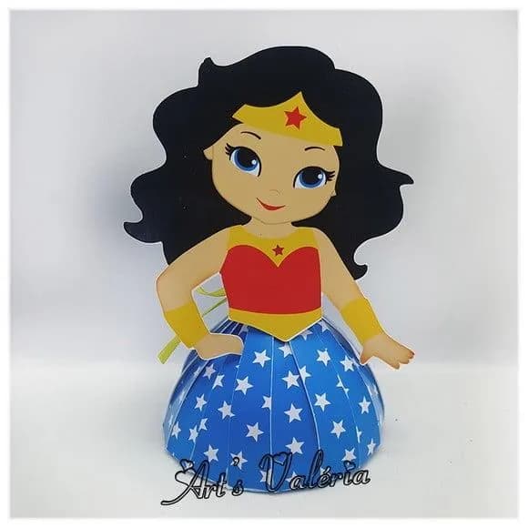Mulher Maravilha 2D - Porta Bombom