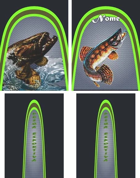 Arte Estampa Camisa Pesca-mod-0250