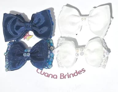Laço para Lembrancinha 7cm Pacote com 2 Pares