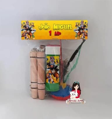 Kit Lembrancinha com Bolha de Sabão Dragon Ball Z