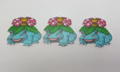 Pingente Pokémon Venusaur em Acrílico UV
