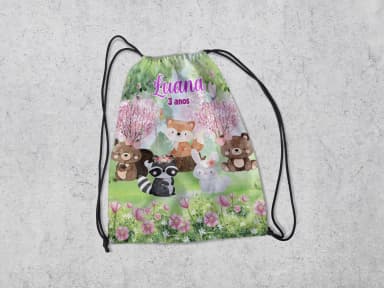 Mochilinha Personalizada Bosque Encantado