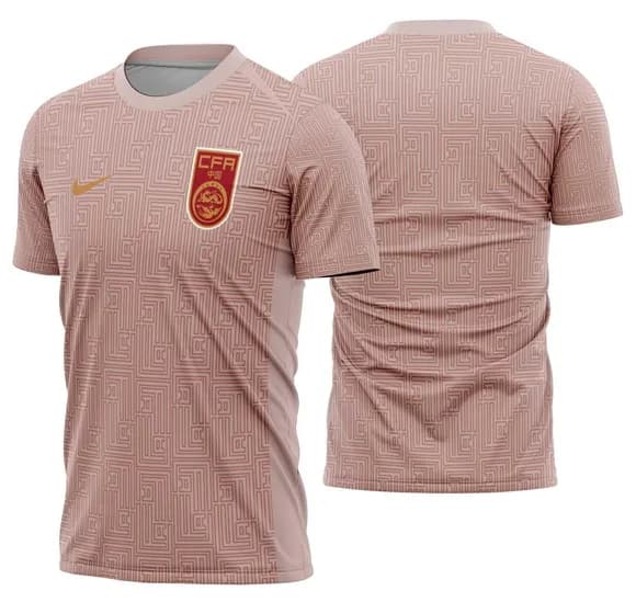 Arte Vetor Camisa China Pre-jogo 2025
