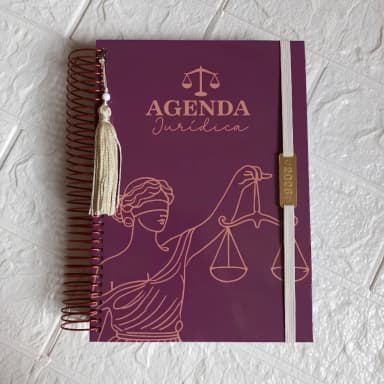 Agenda Jurídica Personalizada 2027 para Advogados Deusa da Justiça Planner Jurídico