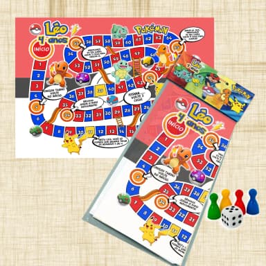Jogo Tabuleiro Festa Pokemon