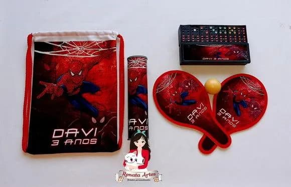 Kit Jogos 3 na Mochila Homem Aranha