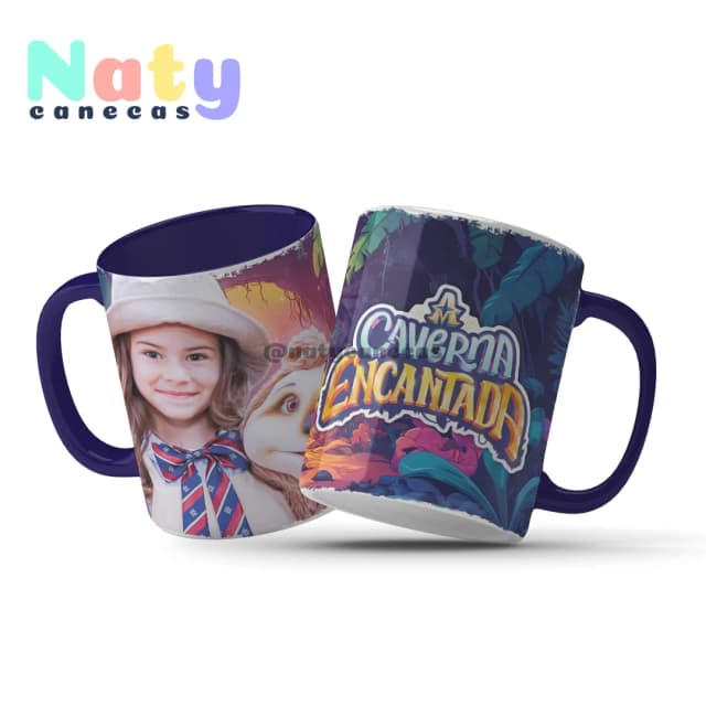 Caneca Personalizada A Caverna Enacantada Alça Color