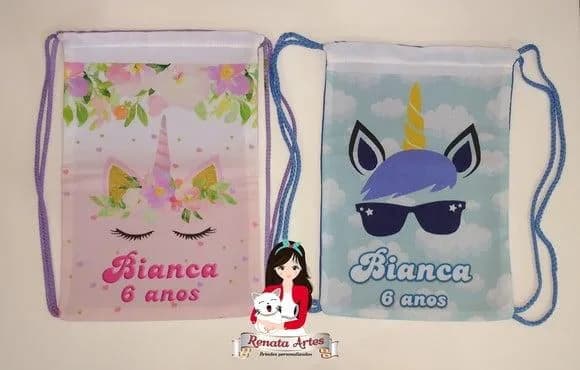 Mochila Personalizada Unicórnio
