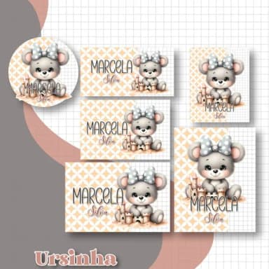 60 Etiquetas Escolares Personalizadas Prova D