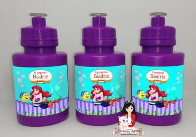 Squeeze Personalizado Pequena Sereia Ariel
