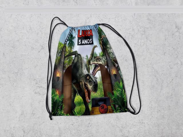 Mochilinha Personalizada dos Dinossauros