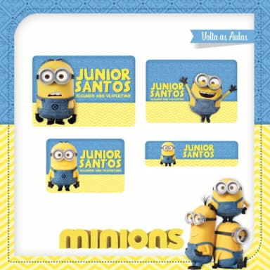 60 Etiquetas Minions