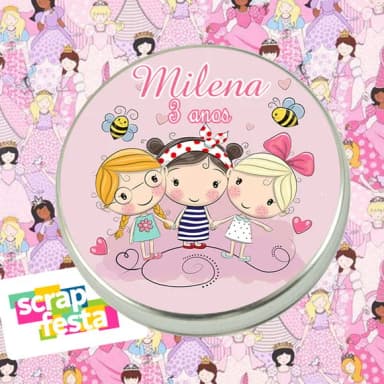 Latinhas Personalizadas Festa Bonecas