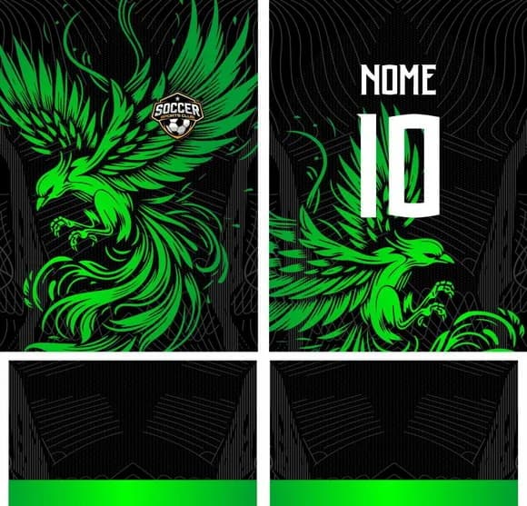 Arte Vetor Camisa Interclasse Fenix Mod-195