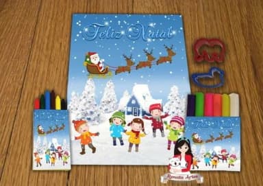 Kit Passatempo Personalizado de Natal
