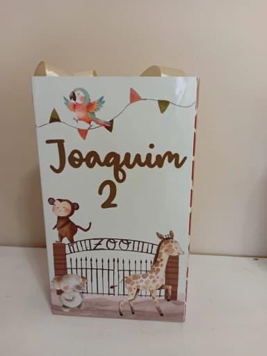 Sacolinhas Personalizadas Zoológico para Lembrancinhas