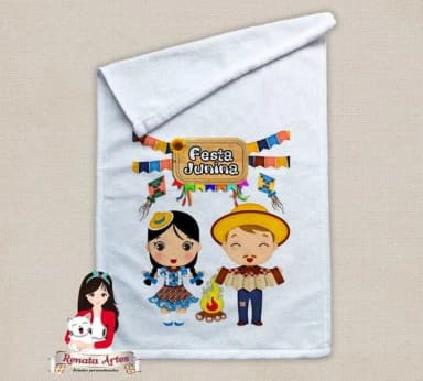 Toalhinha Personalizada Festa Junina