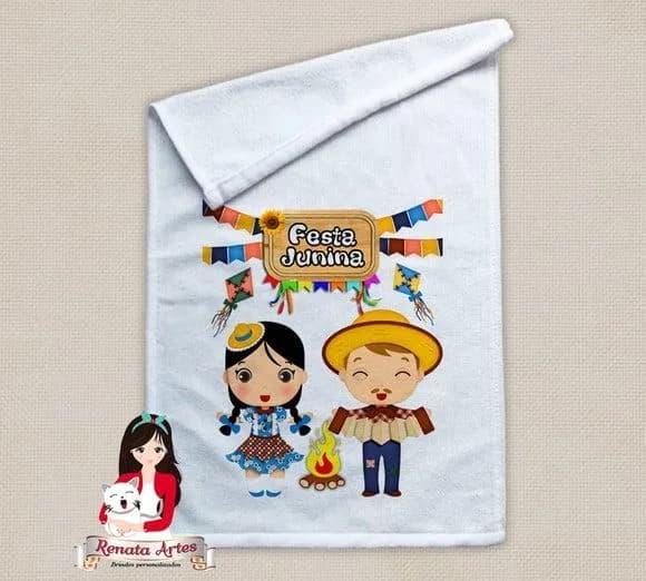Toalhinha Personalizada Festa Junina