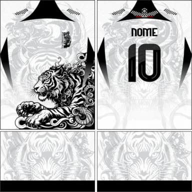 Arte Vetor Camisa Interclasse Tigre Mod-709