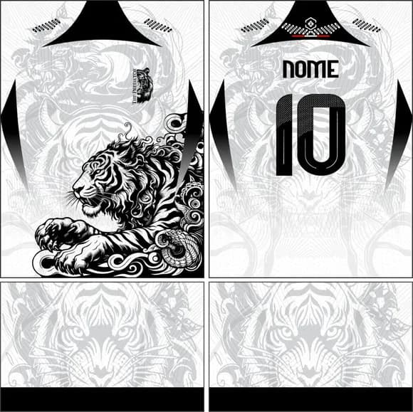 Arte Vetor Camisa Interclasse Tigre Mod-709