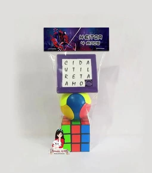 Kit Desafio Personalizado Aranhaverso