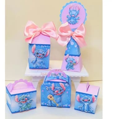Kit 60 Lembrancinhas Stitch