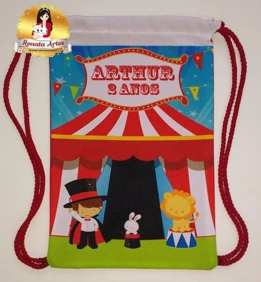 Mochila de Tecido Circo