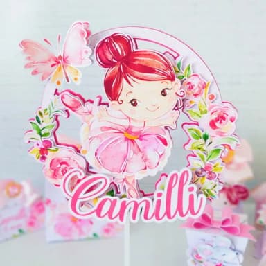 Topo de Bolo Personalizado