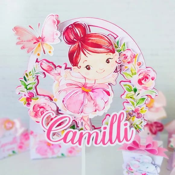 Topo de Bolo Personalizado