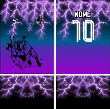 Arte Vetor Camisa Relampagos Pitbull 402