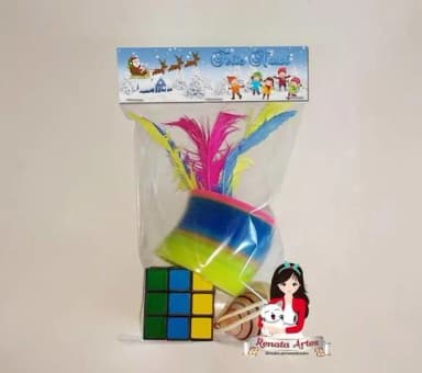 Kit Brinquedos Retrô Personalizado Tema Natal