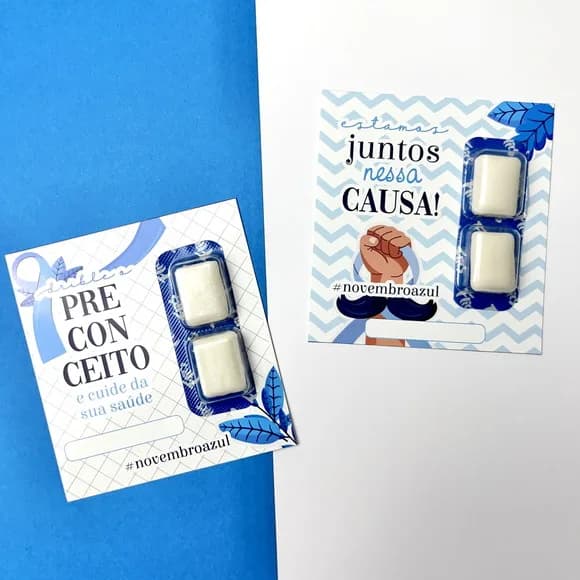 Card com Chiclete - Novembro Azul