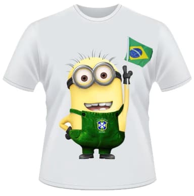 Camiseta Minions Brasil