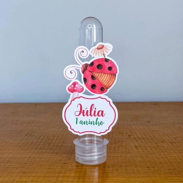 Apliques para Tubetes Personalizados JOANINHA - Decoração de Festa | Lembrancinhas | Aniversário | Personalizados
