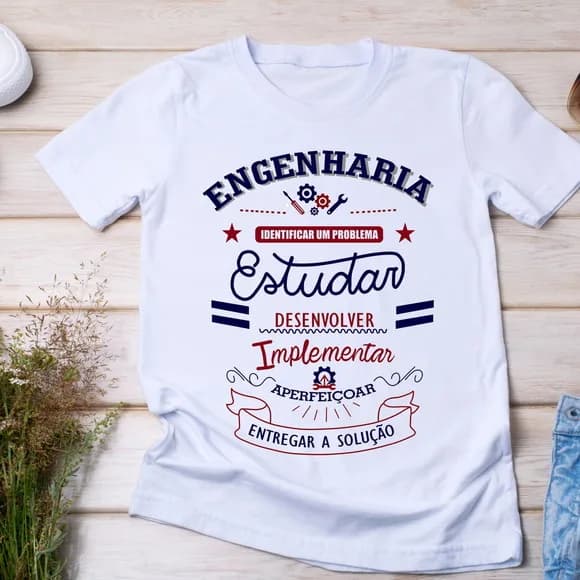 Camiseta Profissão Engenharia