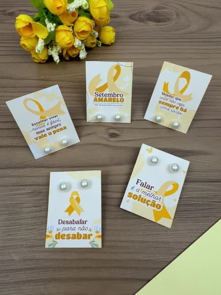 Tag com Brinco Setembro Amarelo