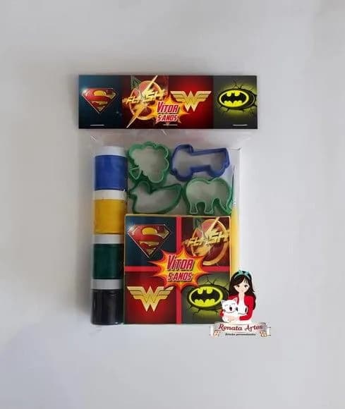 Kit Artes Personalizado a Liga da Justiça